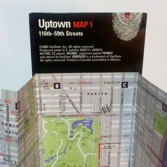 2/$20 VanDam NYC Unfolds Classic ©2005 644736410018 9780931141003 - Picture 8 of 9